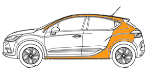 покраска кузова citroen ds4